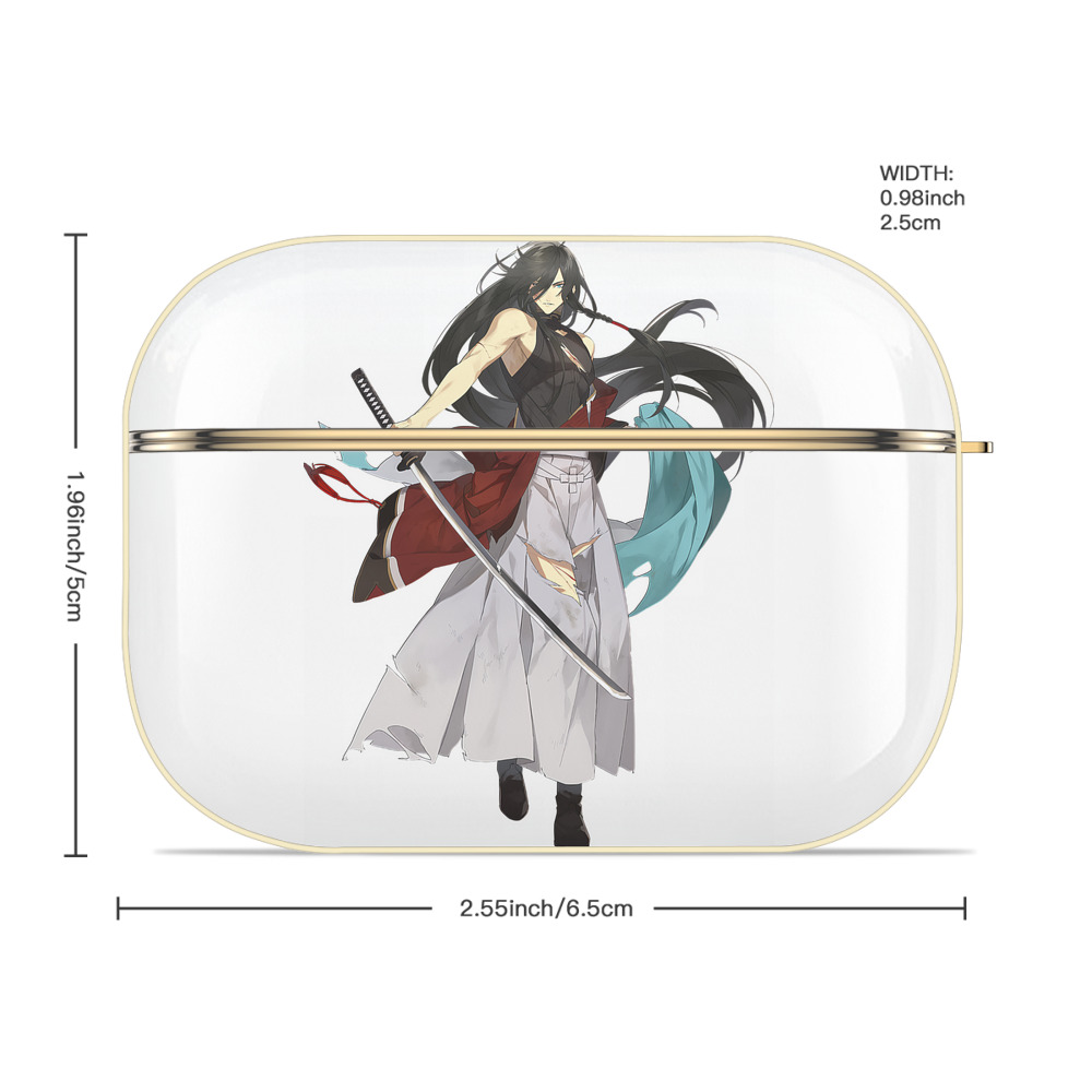 刀剣乱舞 Touken Ranbu 【AirPods Pro用】ハードシェル保護ケース｜耐衝撃・防指紋・カラビナ付き商品仕様