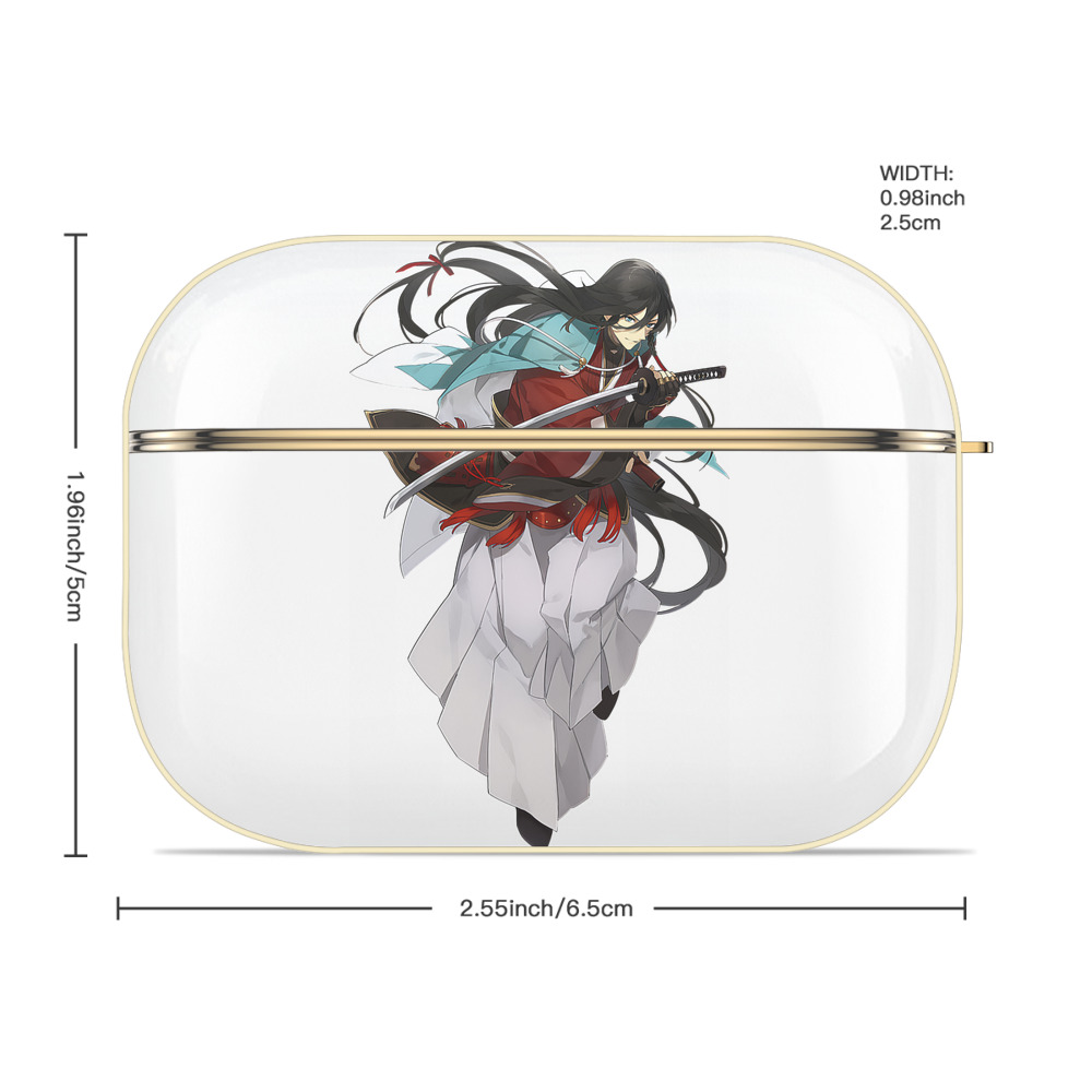 刀剣乱舞 Touken Ranbu 【AirPods Pro用】ハードシェル保護ケース｜耐衝撃・防指紋・カラビナ付き商品仕様
