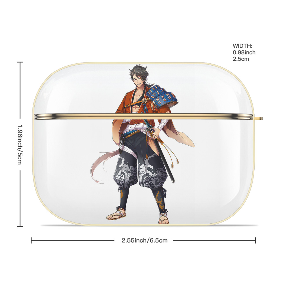 刀剣乱舞 Touken Ranbu 【AirPods Pro用】ハードシェル保護ケース｜耐衝撃・防指紋・カラビナ付き商品仕様
