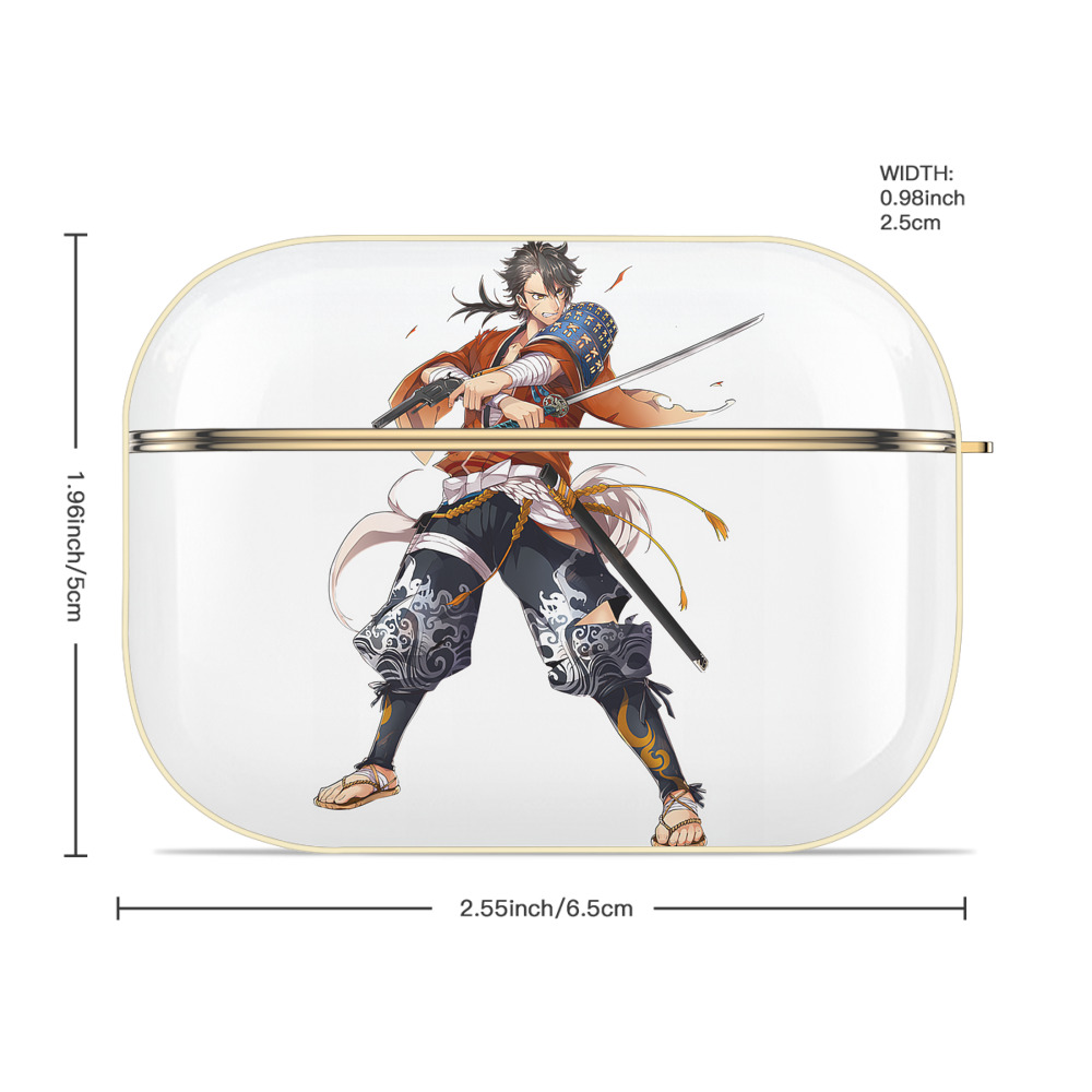 刀剣乱舞 Touken Ranbu 【AirPods Pro用】ハードシェル保護ケース｜耐衝撃・防指紋・カラビナ付き商品仕様