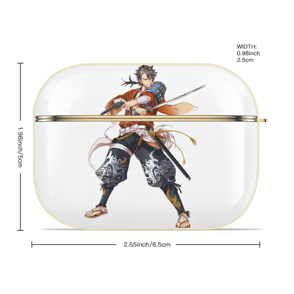 刀剣乱舞 Touken Ranbu 【AirPods Pro用】ハードシェル保護ケース｜耐衝撃・防指紋・カラビナ付き商品仕様