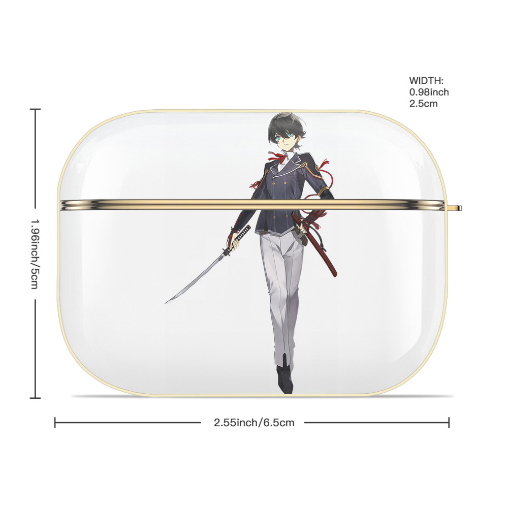 刀剣乱舞 Touken Ranbu 【AirPods Pro用】ハードシェル保護ケース｜耐衝撃・防指紋・カラビナ付き商品仕様