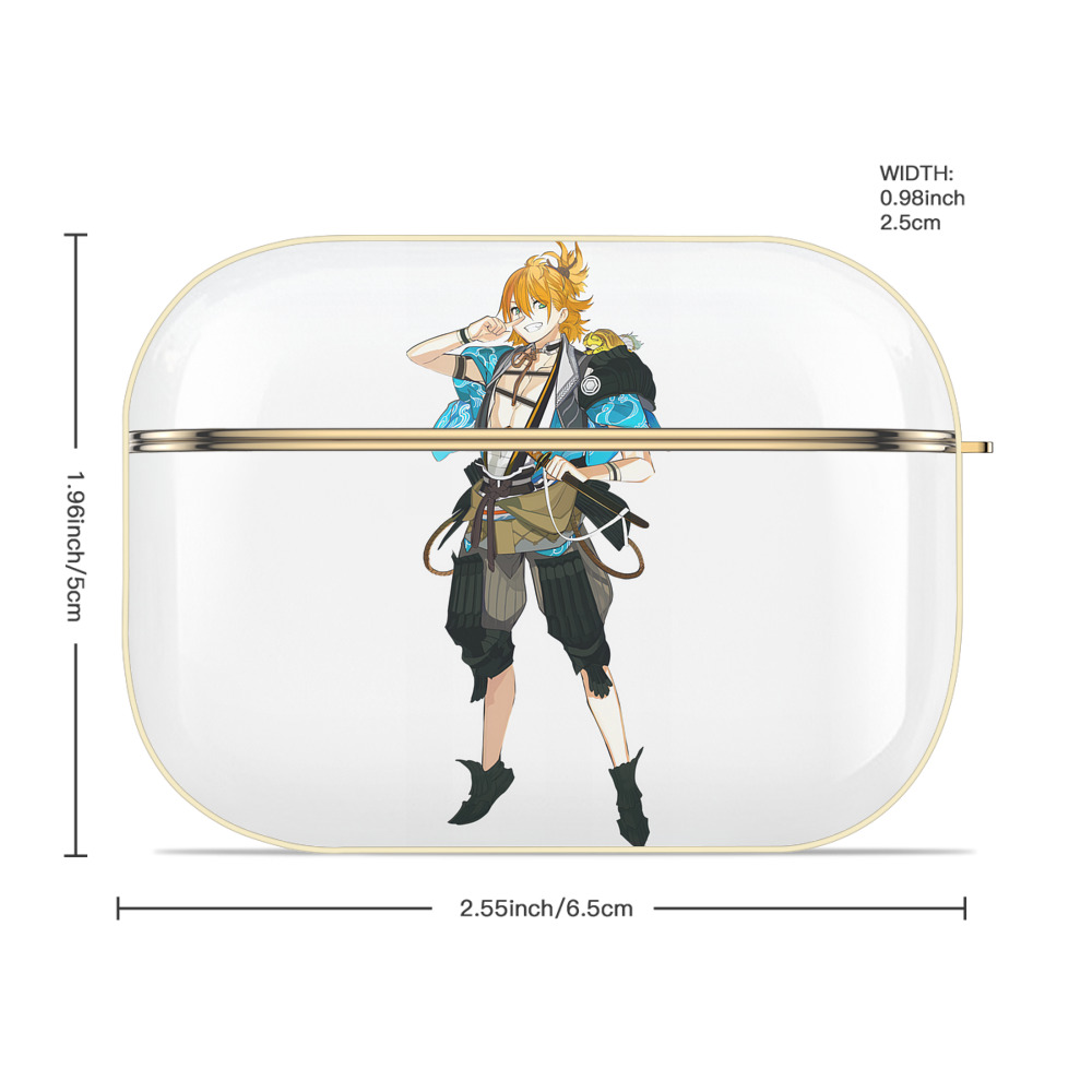 刀剣乱舞 Touken Ranbu 【AirPods Pro用】ハードシェル保護ケース｜耐衝撃・防指紋・カラビナ付き商品仕様