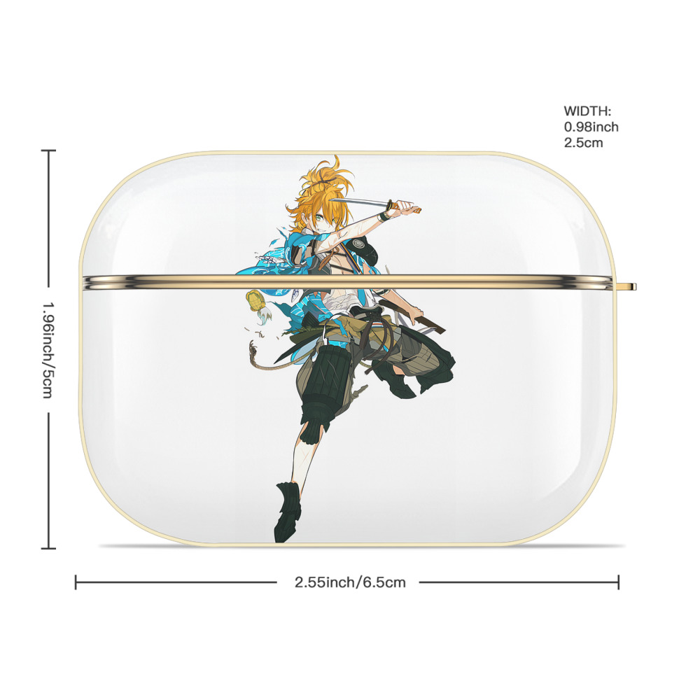 刀剣乱舞 Touken Ranbu 【AirPods Pro用】ハードシェル保護ケース｜耐衝撃・防指紋・カラビナ付き商品仕様