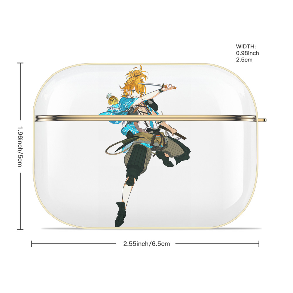 刀剣乱舞 Touken Ranbu 【AirPods Pro用】ハードシェル保護ケース｜耐衝撃・防指紋・カラビナ付き商品仕様