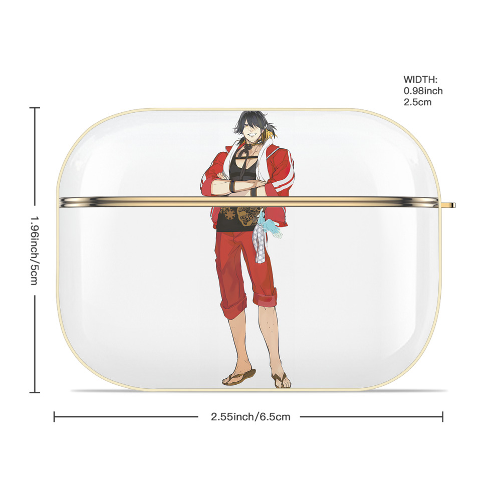 刀剣乱舞 Touken Ranbu 【AirPods Pro用】ハードシェル保護ケース｜耐衝撃・防指紋・カラビナ付き商品仕様