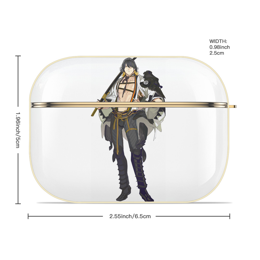刀剣乱舞 Touken Ranbu 【AirPods Pro用】ハードシェル保護ケース｜耐衝撃・防指紋・カラビナ付き商品仕様