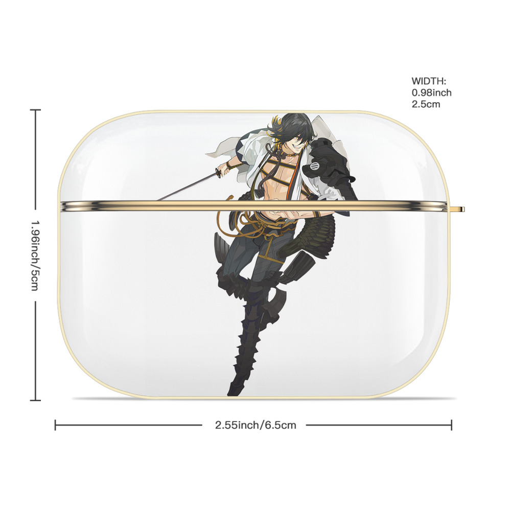 刀剣乱舞 Touken Ranbu 【AirPods Pro用】ハードシェル保護ケース｜耐衝撃・防指紋・カラビナ付き商品仕様