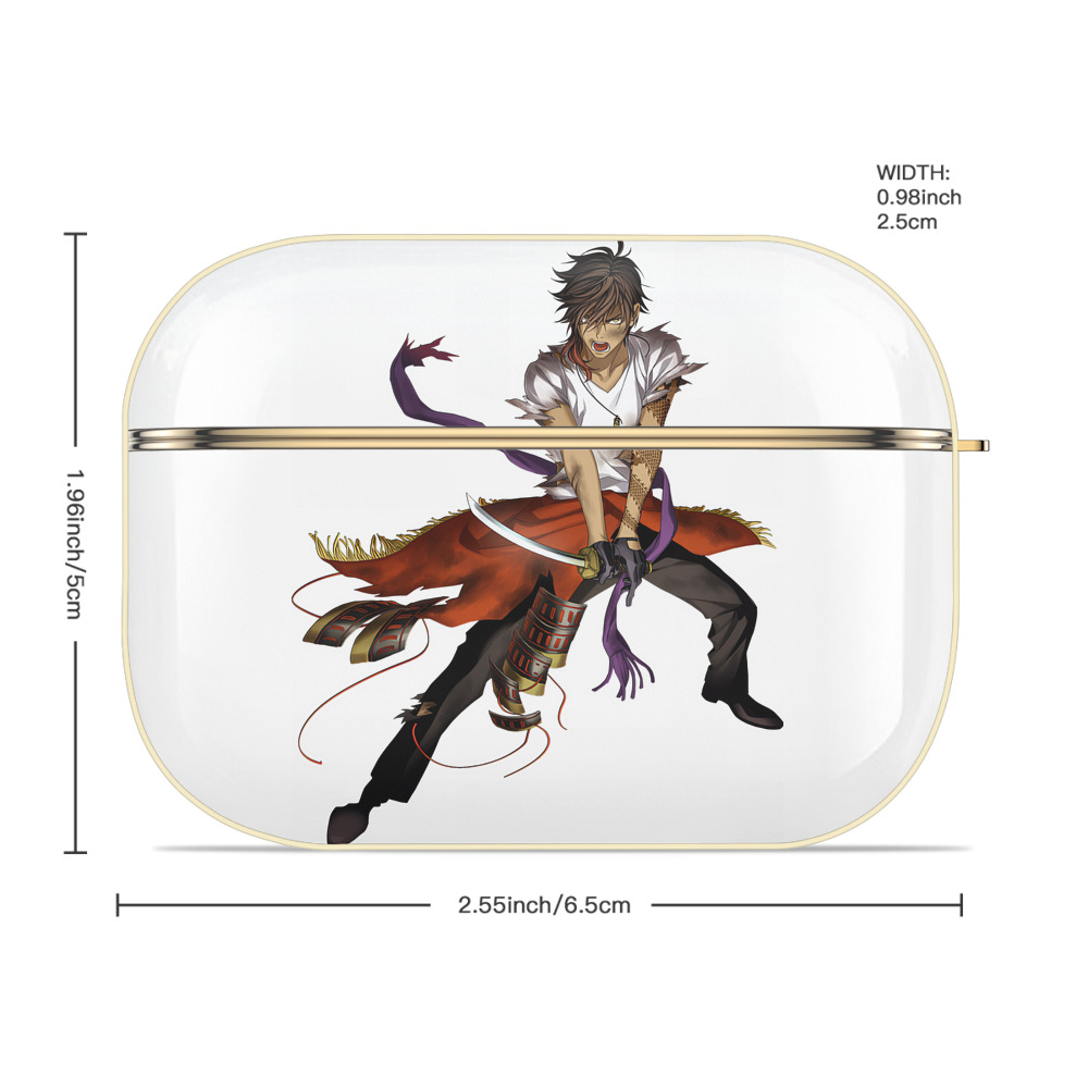 刀剣乱舞 Touken Ranbu 【AirPods Pro用】ハードシェル保護ケース｜耐衝撃・防指紋・カラビナ付き商品仕様