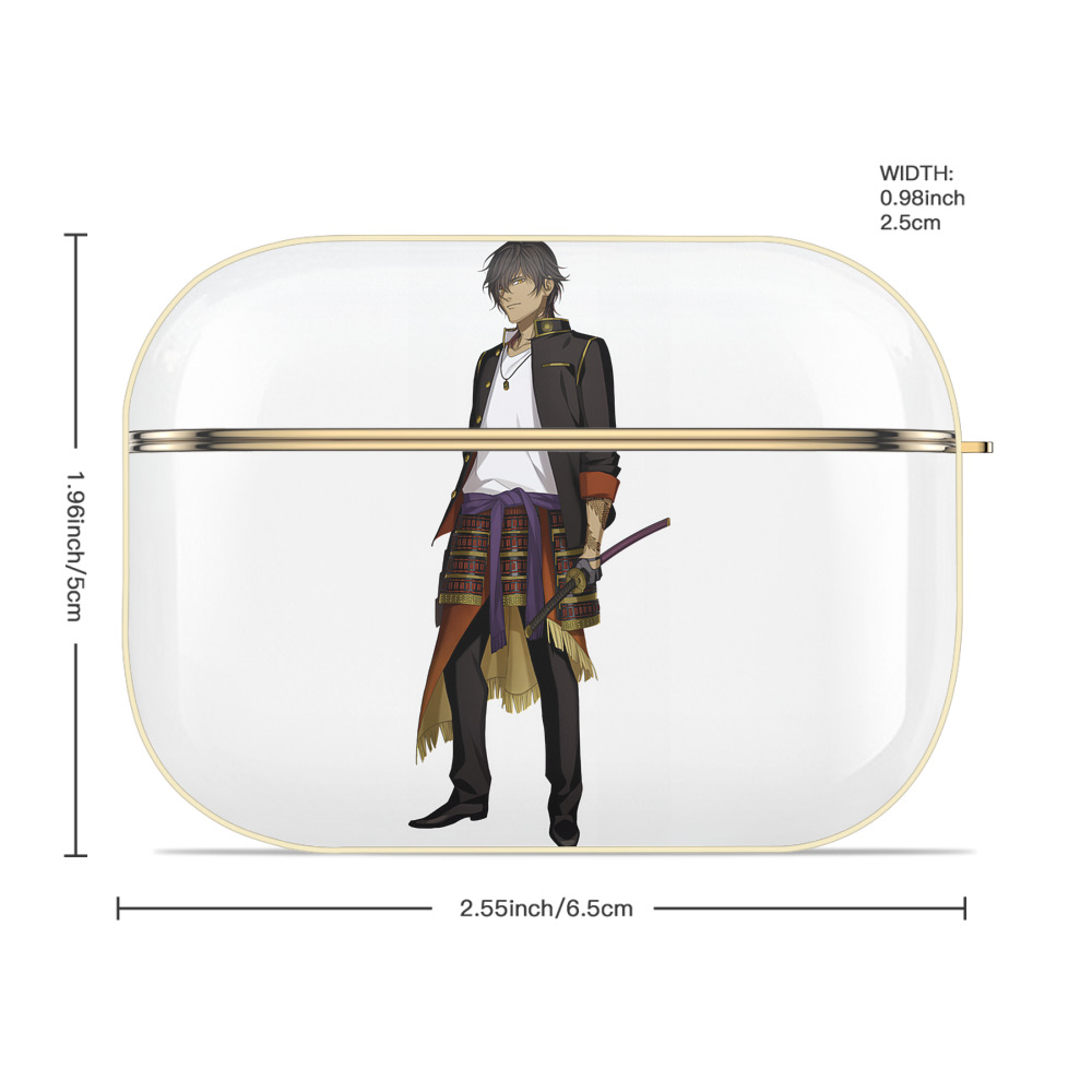 刀剣乱舞 Touken Ranbu 【AirPods Pro用】ハードシェル保護ケース｜耐衝撃・防指紋・カラビナ付き商品仕様
