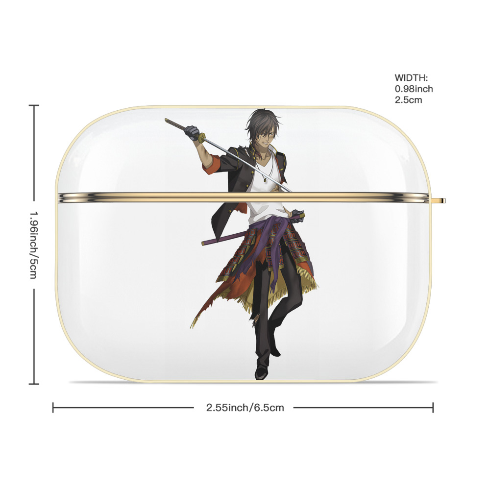 刀剣乱舞 Touken Ranbu 【AirPods Pro用】ハードシェル保護ケース｜耐衝撃・防指紋・カラビナ付き商品仕様