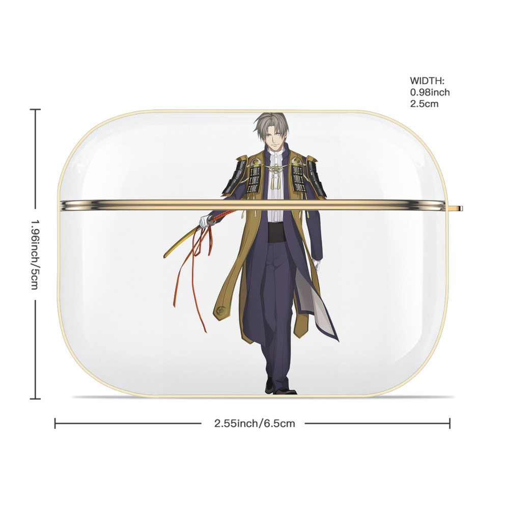 刀剣乱舞 Touken Ranbu 【AirPods Pro用】ハードシェル保護ケース｜耐衝撃・防指紋・カラビナ付き商品仕様