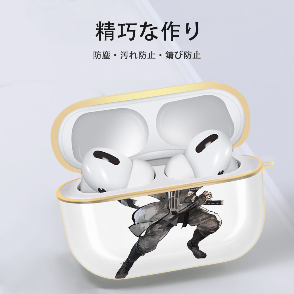 刀剣乱舞 Touken Ranbu 【AirPods Pro用】ハードシェル保護ケース｜耐衝撃・防指紋・カラビナ付き商品仕様