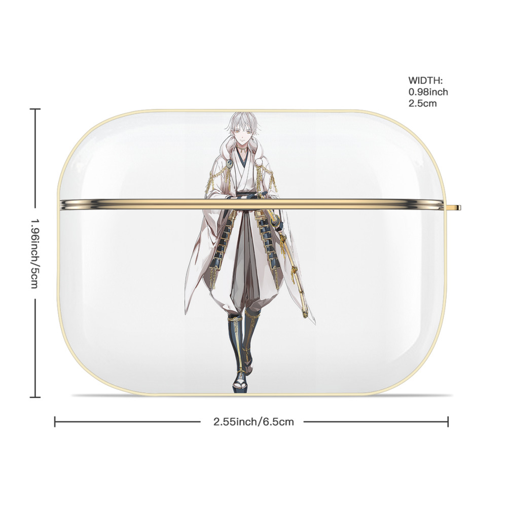刀剣乱舞 Touken Ranbu 【AirPods Pro用】ハードシェル保護ケース｜耐衝撃・防指紋・カラビナ付き商品仕様