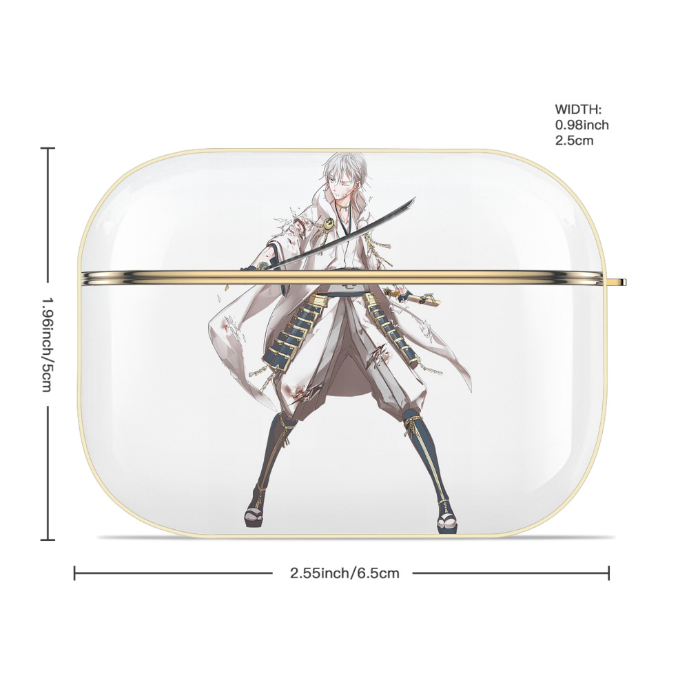 刀剣乱舞 Touken Ranbu 【AirPods Pro用】ハードシェル保護ケース｜耐衝撃・防指紋・カラビナ付き商品仕様