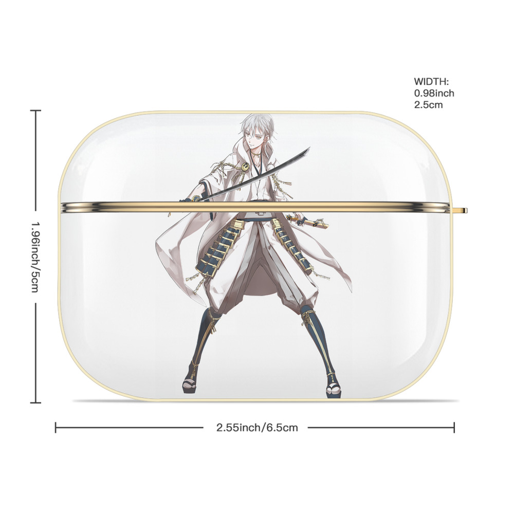刀剣乱舞 Touken Ranbu 【AirPods Pro用】ハードシェル保護ケース｜耐衝撃・防指紋・カラビナ付き商品仕様