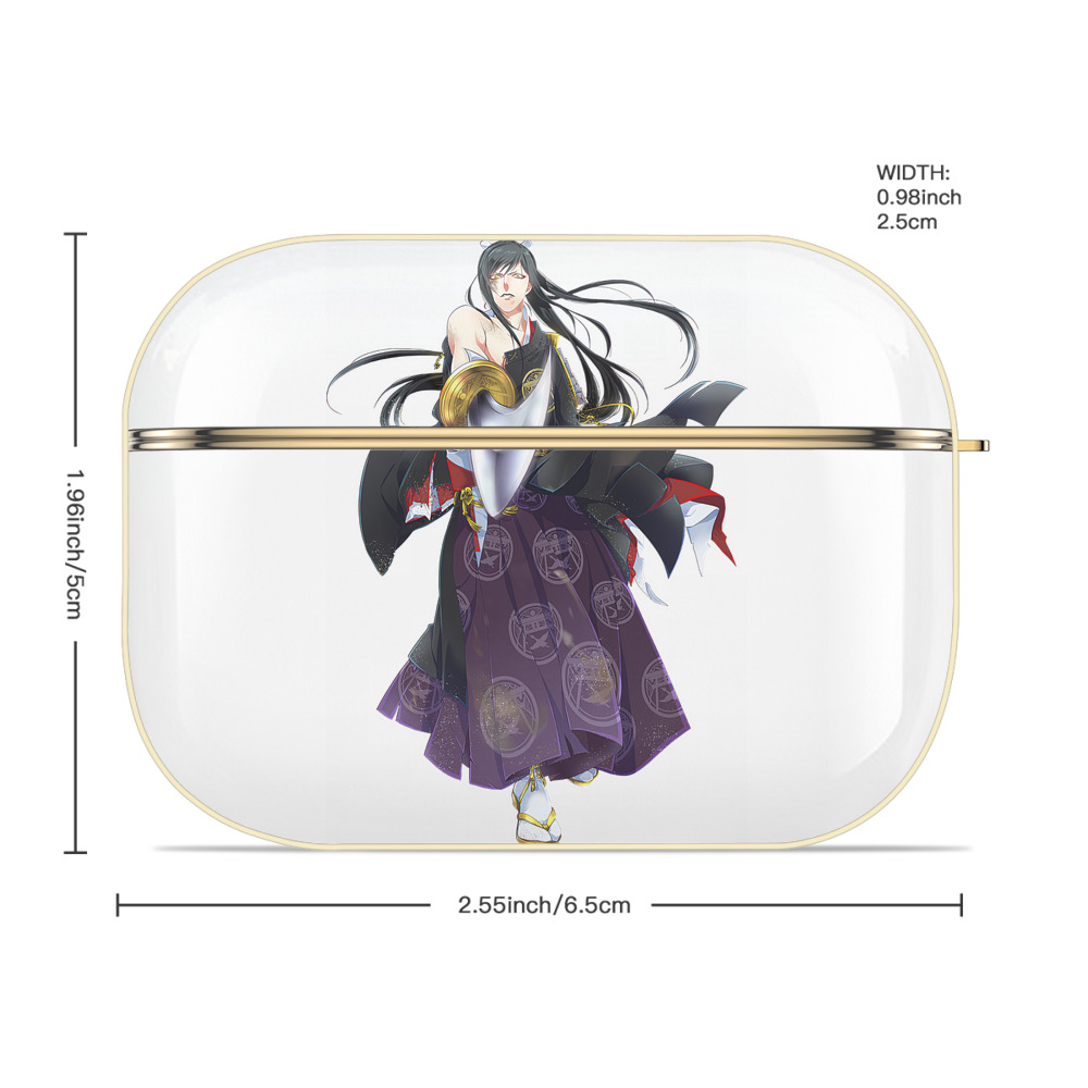 刀剣乱舞 Touken Ranbu 【AirPods Pro用】ハードシェル保護ケース｜耐衝撃・防指紋・カラビナ付き商品仕様