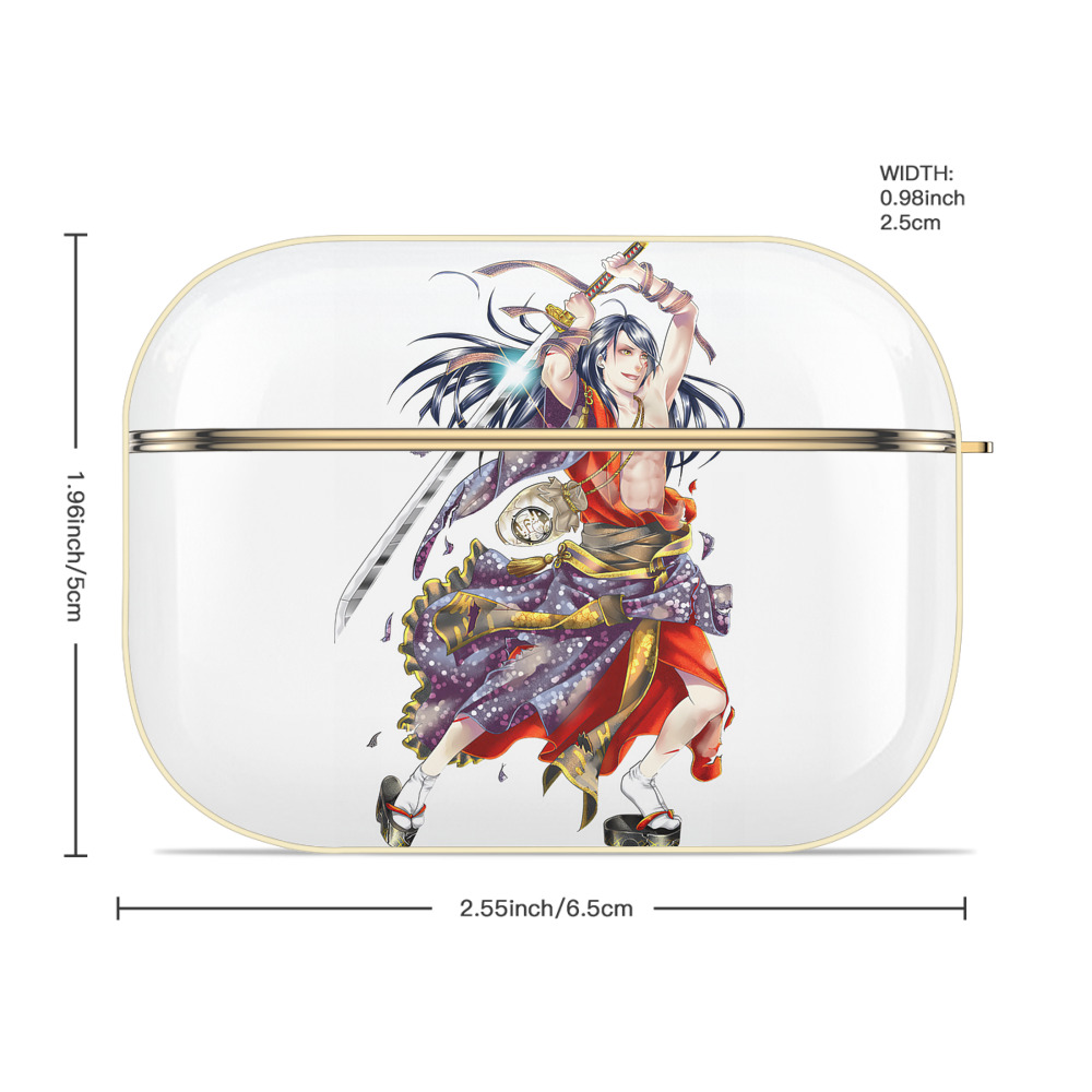 刀剣乱舞 Touken Ranbu 【AirPods Pro用】ハードシェル保護ケース｜耐衝撃・防指紋・カラビナ付き商品仕様
