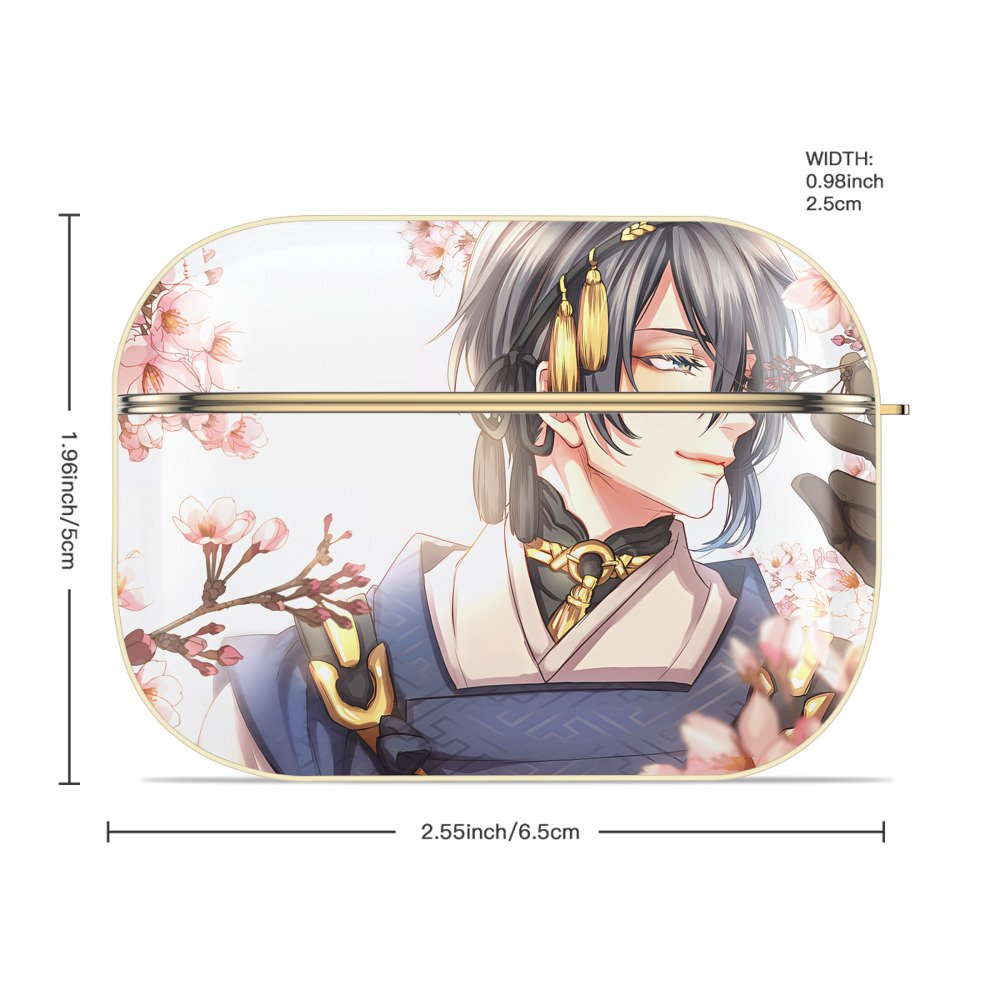刀剣乱舞 Touken Ranbu 【AirPods Pro用】ハードシェル保護ケース｜耐衝撃・防指紋・カラビナ付き商品仕様