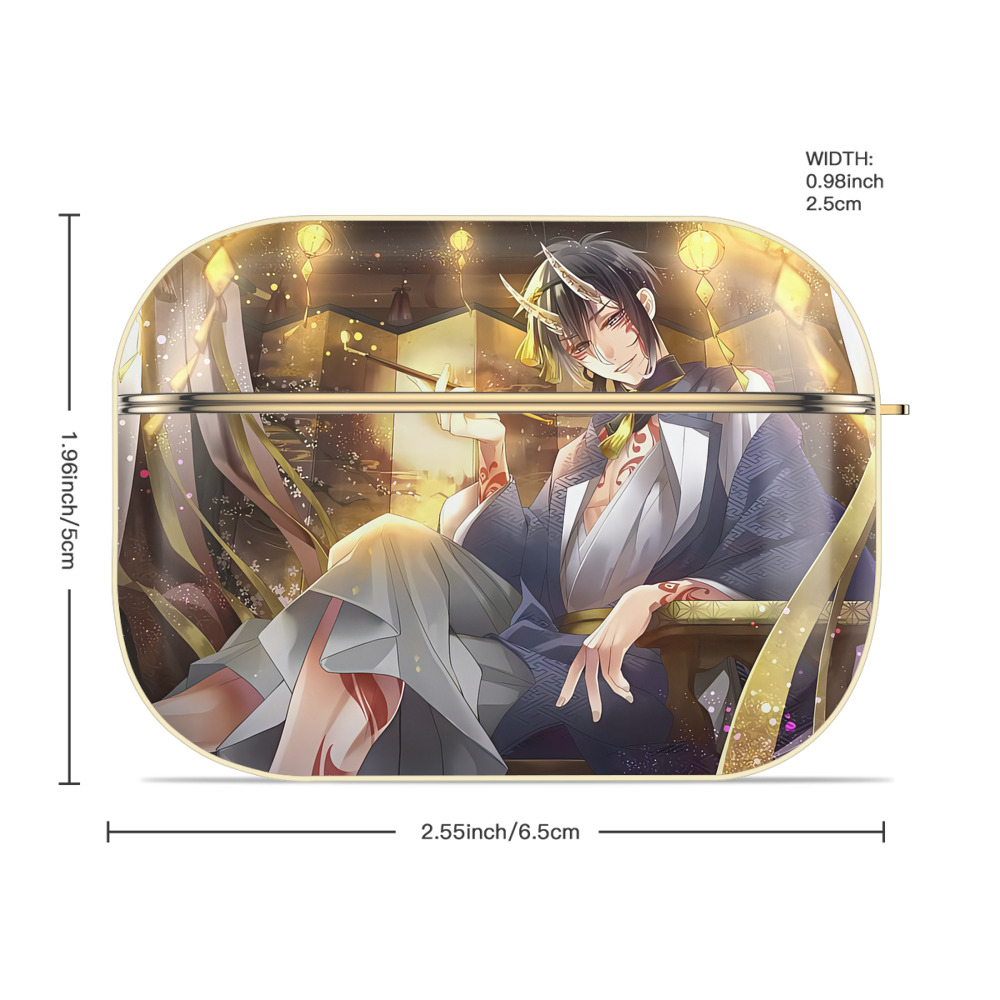 刀剣乱舞 Touken Ranbu 【AirPods Pro用】ハードシェル保護ケース｜耐衝撃・防指紋・カラビナ付き商品仕様