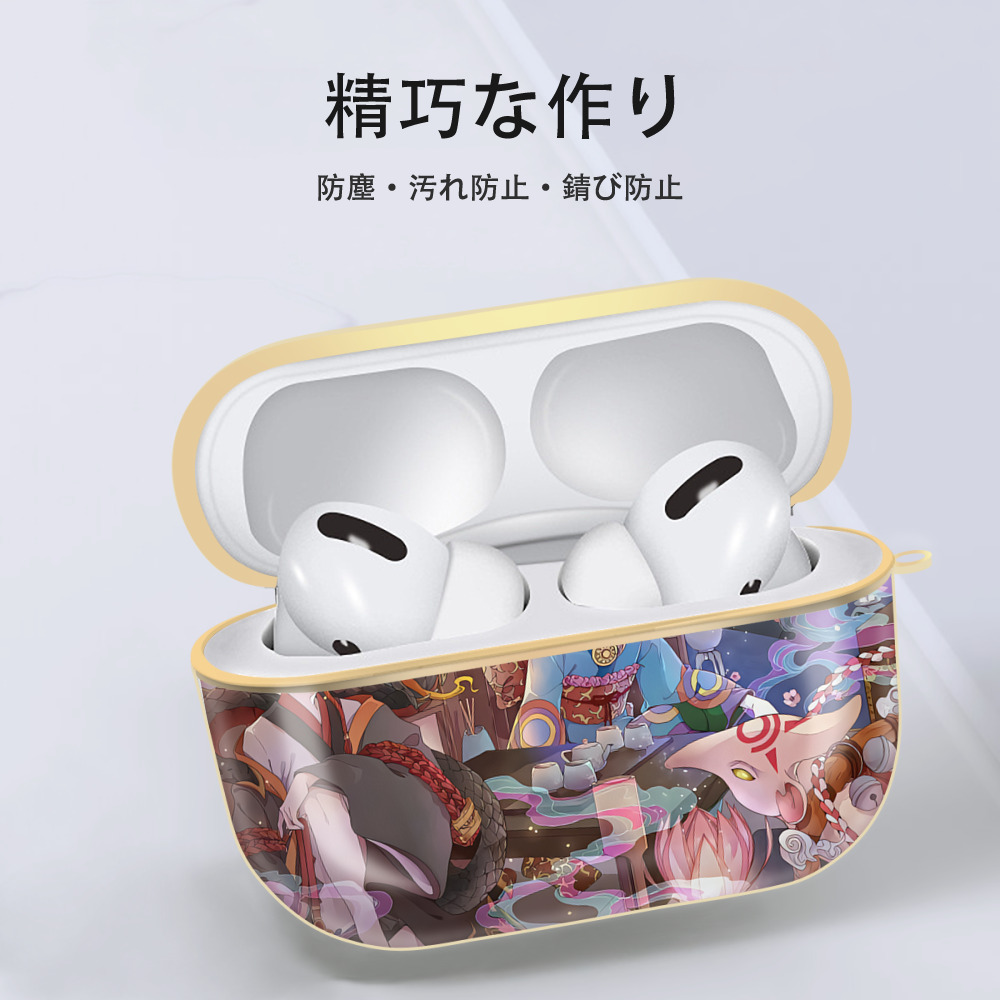刀剣乱舞 Touken Ranbu 【AirPods Pro用】ハードシェル保護ケース｜耐衝撃・防指紋・カラビナ付き商品仕様