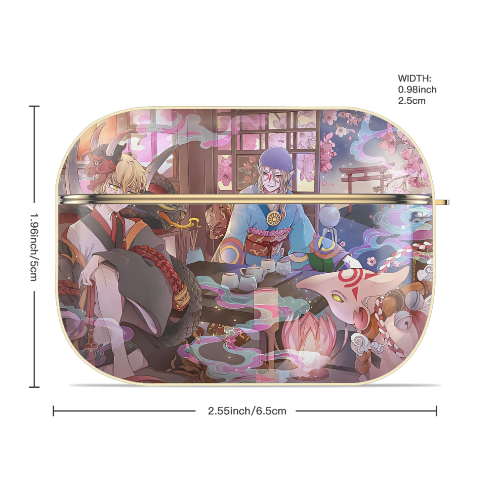 刀剣乱舞 Touken Ranbu 【AirPods Pro用】ハードシェル保護ケース｜耐衝撃・防指紋・カラビナ付き商品仕様