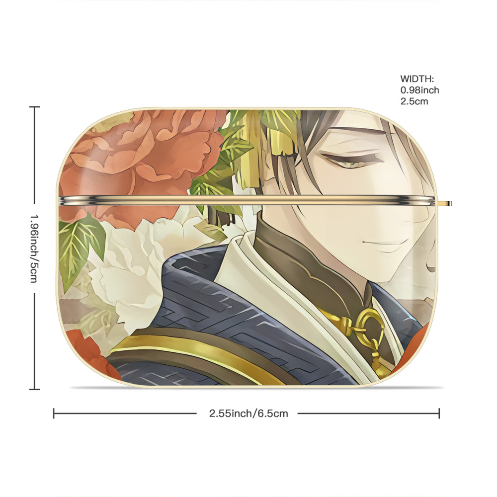 刀剣乱舞 Touken Ranbu 【AirPods Pro用】ハードシェル保護ケース｜耐衝撃・防指紋・カラビナ付き商品仕様