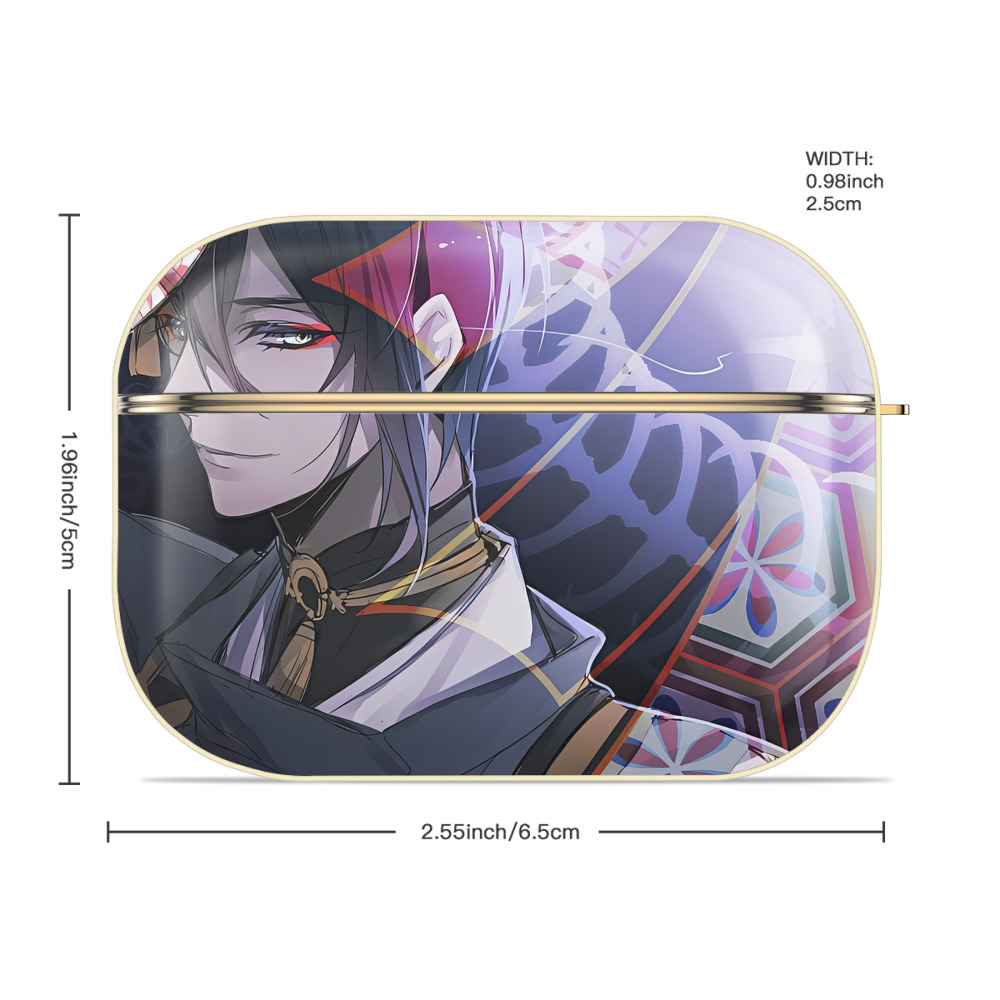 刀剣乱舞 Touken Ranbu 【AirPods Pro用】ハードシェル保護ケース｜耐衝撃・防指紋・カラビナ付き商品仕様
