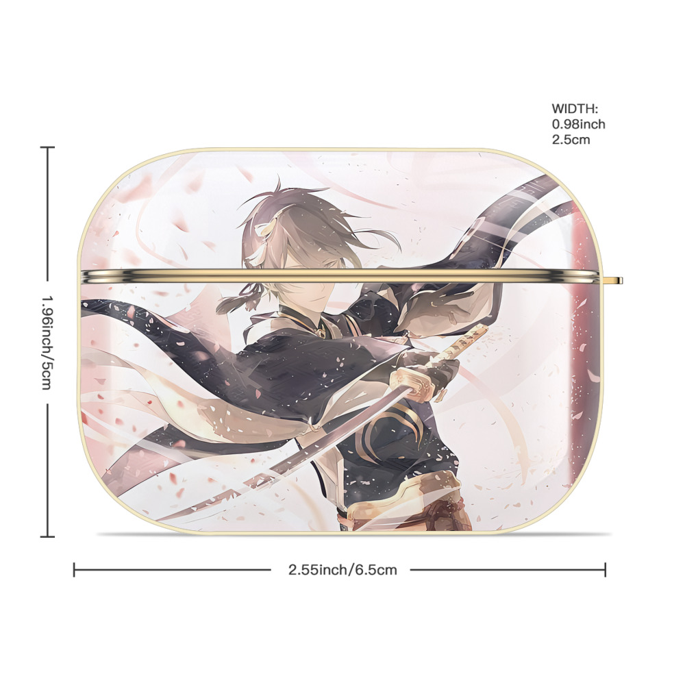 刀剣乱舞 Touken Ranbu 【AirPods Pro用】ハードシェル保護ケース｜耐衝撃・防指紋・カラビナ付き商品仕様
