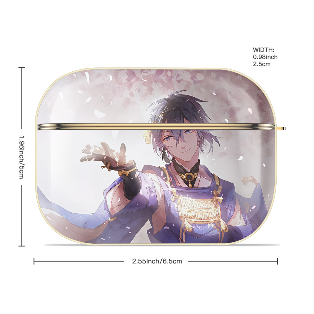 刀剣乱舞 Touken Ranbu 【AirPods Pro用】ハードシェル保護ケース｜耐衝撃・防指紋・カラビナ付き商品仕様