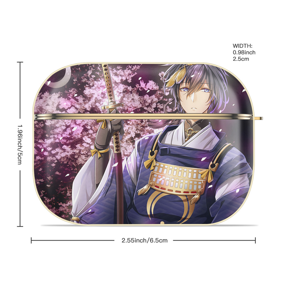 刀剣乱舞 Touken Ranbu 【AirPods Pro用】ハードシェル保護ケース｜耐衝撃・防指紋・カラビナ付き商品仕様