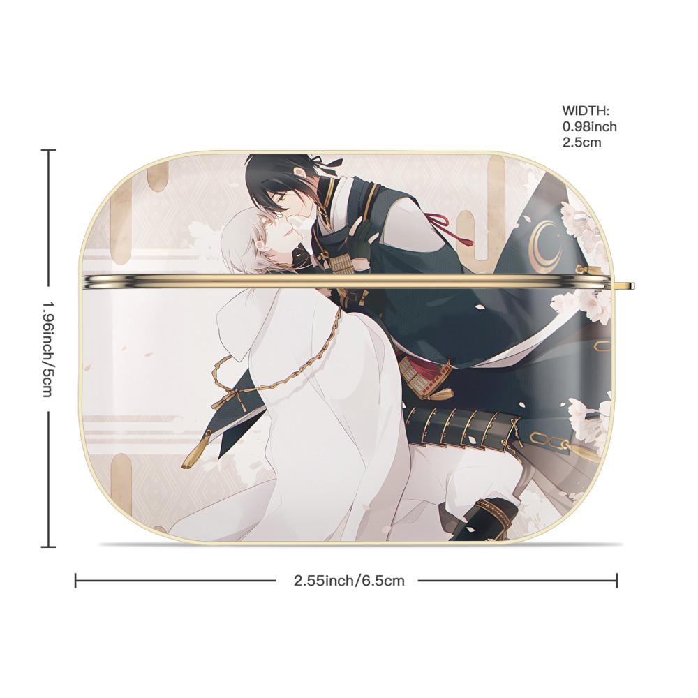 刀剣乱舞 Touken Ranbu 【AirPods Pro用】ハードシェル保護ケース｜耐衝撃・防指紋・カラビナ付き商品仕様