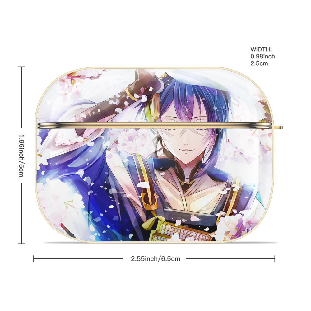 刀剣乱舞 Touken Ranbu 【AirPods Pro用】ハードシェル保護ケース｜耐衝撃・防指紋・カラビナ付き商品仕様
