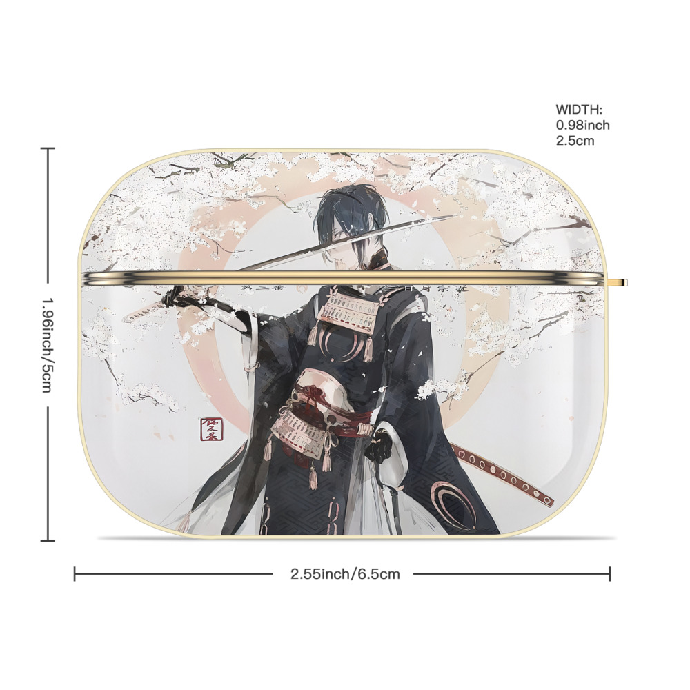 刀剣乱舞 Touken Ranbu 【AirPods Pro用】ハードシェル保護ケース｜耐衝撃・防指紋・カラビナ付き商品仕様