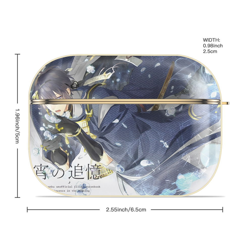 刀剣乱舞 Touken Ranbu 【AirPods Pro用】ハードシェル保護ケース｜耐衝撃・防指紋・カラビナ付き商品仕様