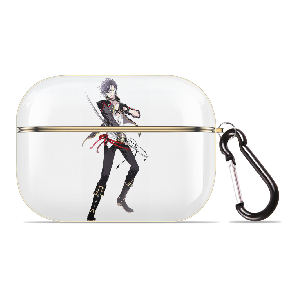 （画像用） 刀剣乱舞 Touken Ranbu 【AirPods Pro用】ハードシェル保護ケース｜耐衝撃・防指紋・カラビナ付き商品仕様