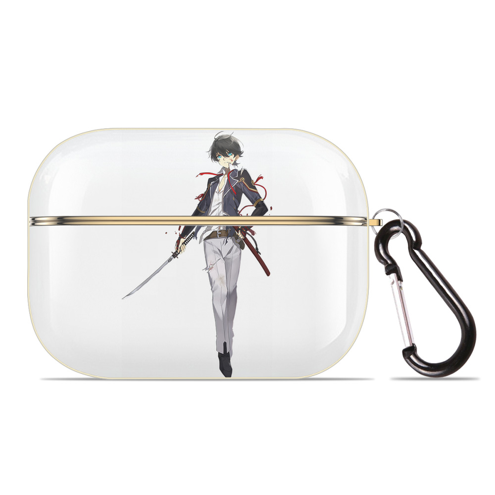 （画像用） 刀剣乱舞 Touken Ranbu 【AirPods Pro用】ハードシェル保護ケース｜耐衝撃・防指紋・カラビナ付き商品仕様