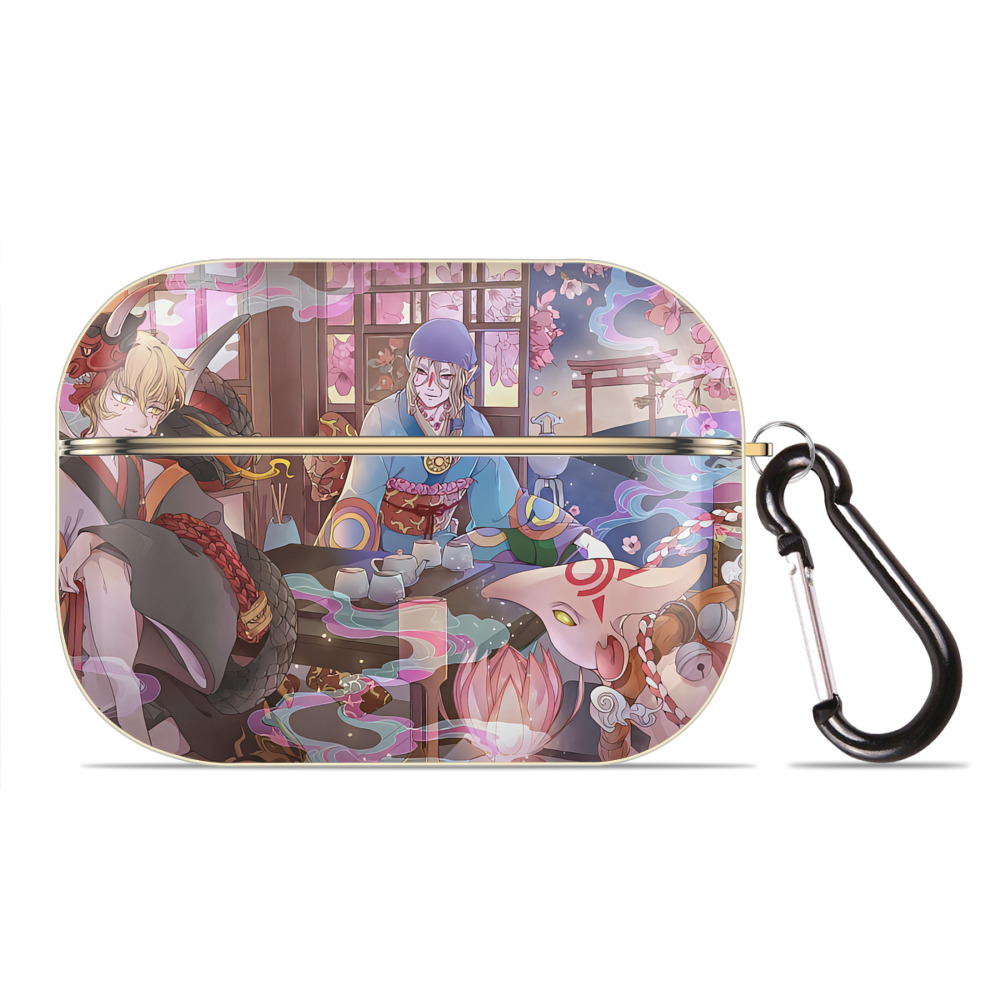 （画像用） 刀剣乱舞 Touken Ranbu 【AirPods Pro用】ハードシェル保護ケース｜耐衝撃・防指紋・カラビナ付き商品仕様