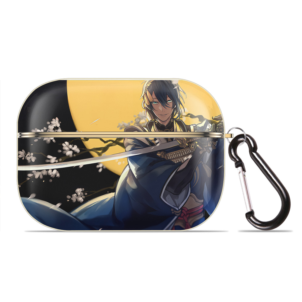 （画像用） 刀剣乱舞 Touken Ranbu 【AirPods Pro用】ハードシェル保護ケース｜耐衝撃・防指紋・カラビナ付き商品仕様