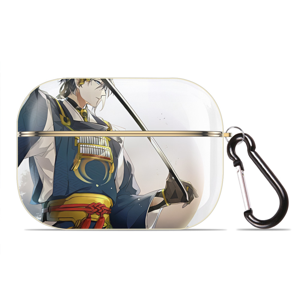 （画像用） 刀剣乱舞 Touken Ranbu 【AirPods Pro用】ハードシェル保護ケース｜耐衝撃・防指紋・カラビナ付き商品仕様