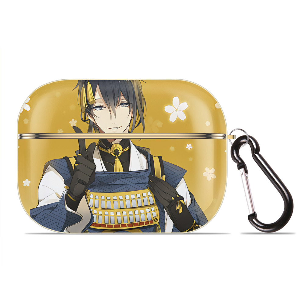（画像用） 刀剣乱舞 Touken Ranbu 【AirPods Pro用】ハードシェル保護ケース｜耐衝撃・防指紋・カラビナ付き商品仕様