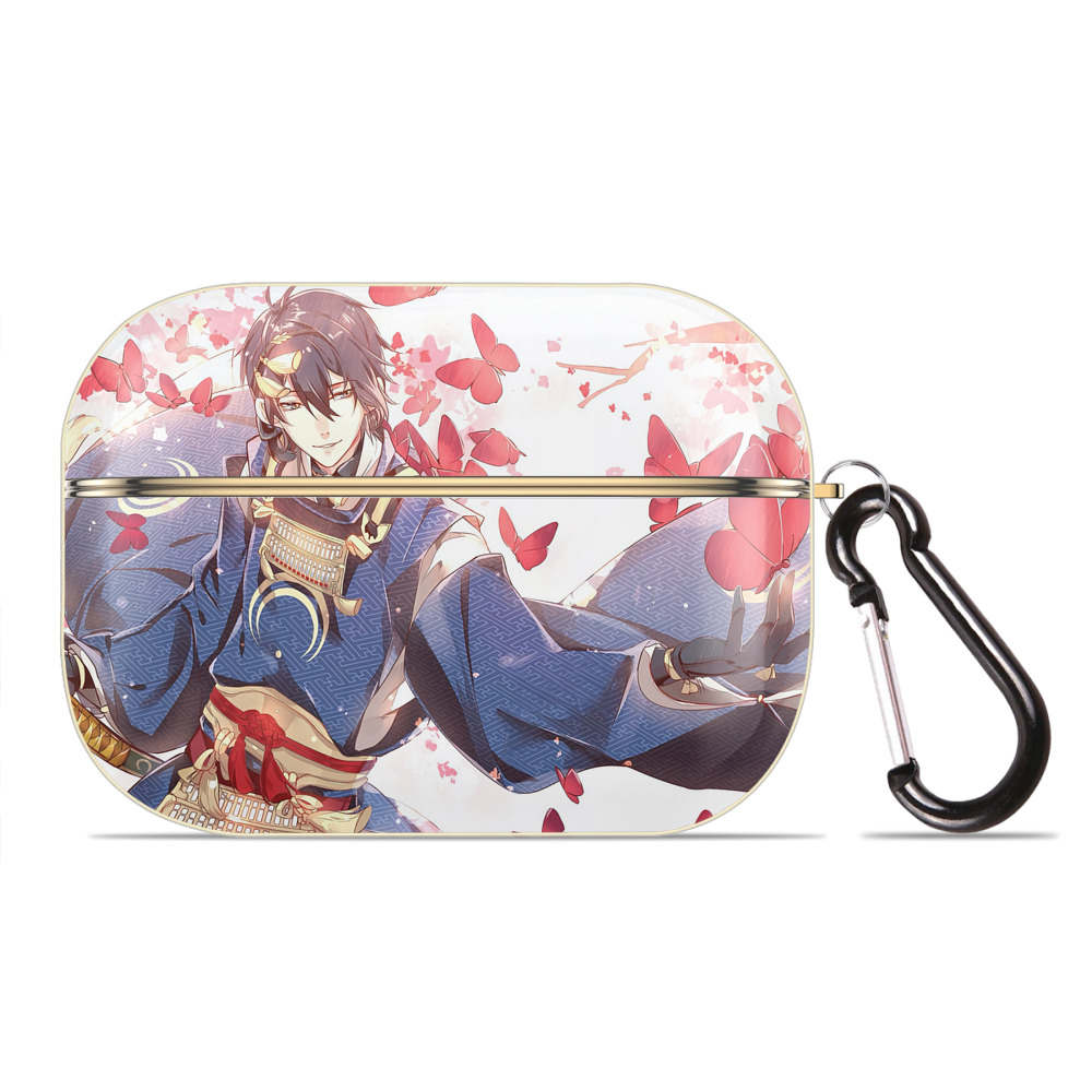 （画像用） 刀剣乱舞 Touken Ranbu 【AirPods Pro用】ハードシェル保護ケース｜耐衝撃・防指紋・カラビナ付き商品仕様