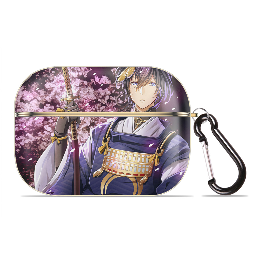 （画像用） 刀剣乱舞 Touken Ranbu 【AirPods Pro用】ハードシェル保護ケース｜耐衝撃・防指紋・カラビナ付き商品仕様