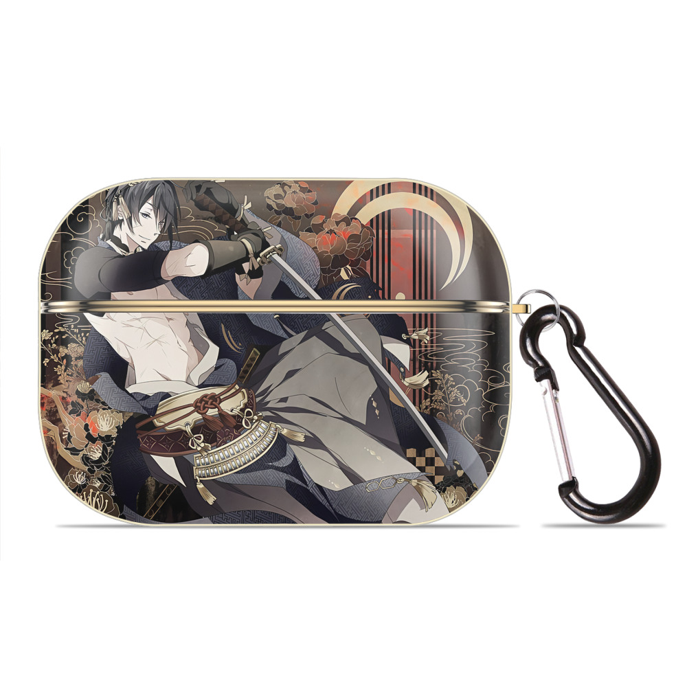 （画像用） 刀剣乱舞 Touken Ranbu 【AirPods Pro用】ハードシェル保護ケース｜耐衝撃・防指紋・カラビナ付き商品仕様