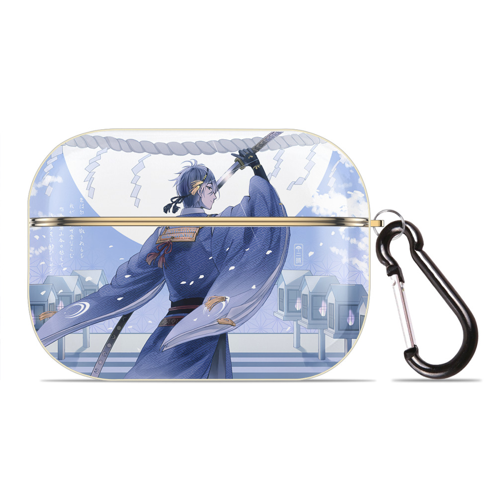 （画像用） 刀剣乱舞 Touken Ranbu 【AirPods Pro用】ハードシェル保護ケース｜耐衝撃・防指紋・カラビナ付き商品仕様