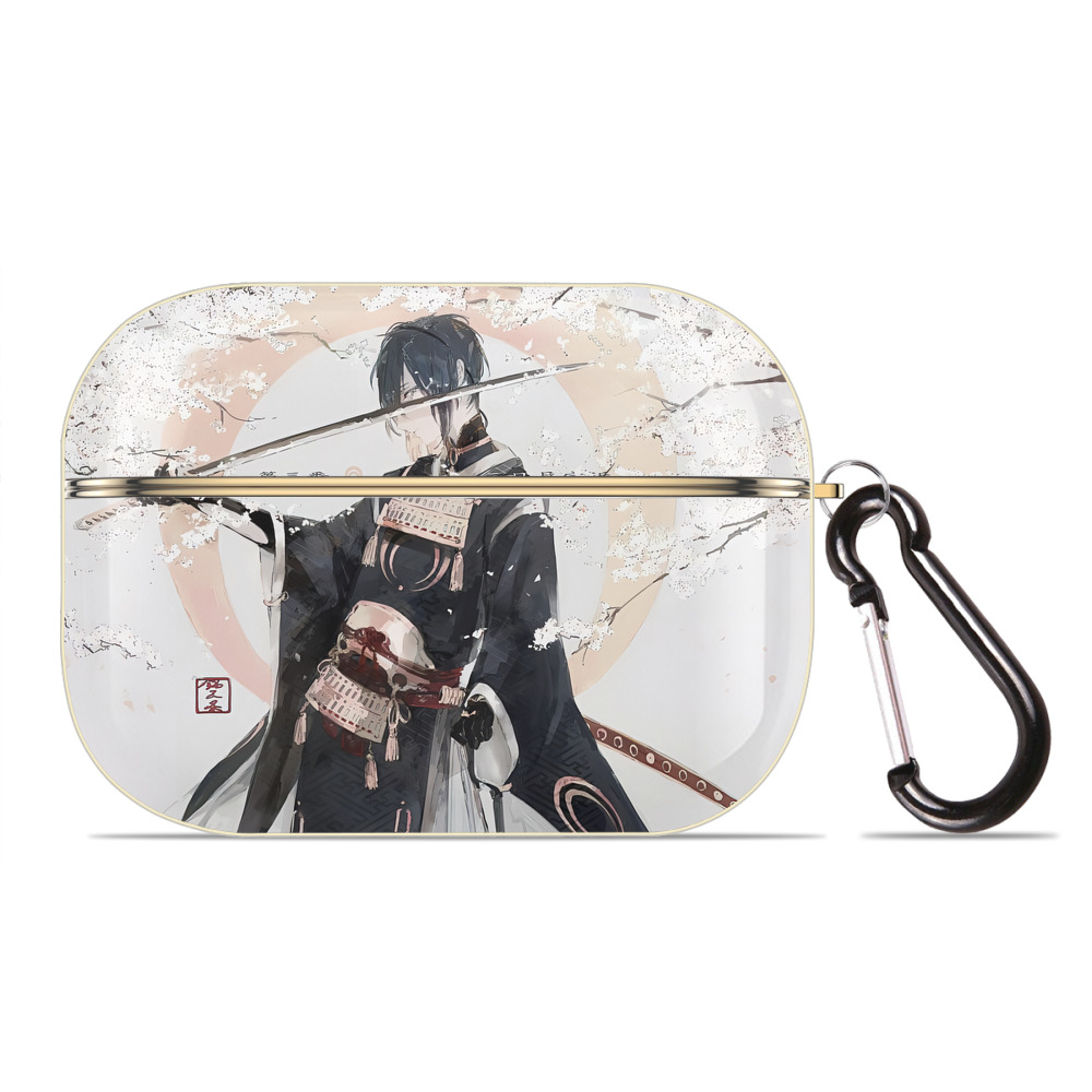 （画像用） 刀剣乱舞 Touken Ranbu 【AirPods Pro用】ハードシェル保護ケース｜耐衝撃・防指紋・カラビナ付き商品仕様