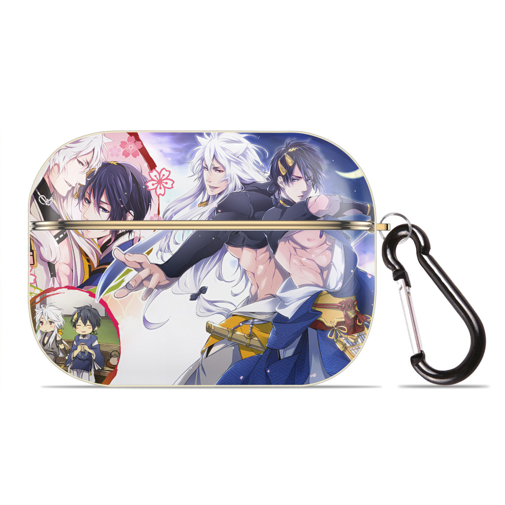 （画像用） 刀剣乱舞 Touken Ranbu 【AirPods Pro用】ハードシェル保護ケース｜耐衝撃・防指紋・カラビナ付き商品仕様