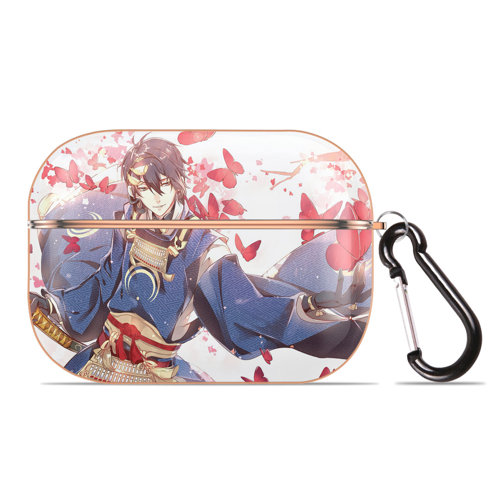 （画像用） 刀剣乱舞 Touken Ranbu 【AirPods Pro用】ハードシェル保護ケース｜耐衝撃・防指紋・カラビナ付き商品仕様