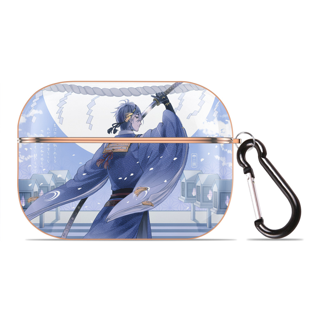 （画像用） 刀剣乱舞 Touken Ranbu 【AirPods Pro用】ハードシェル保護ケース｜耐衝撃・防指紋・カラビナ付き商品仕様