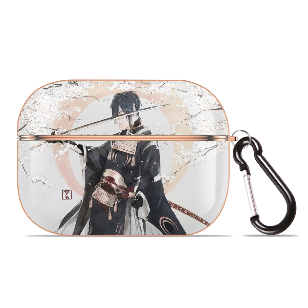 （画像用） 刀剣乱舞 Touken Ranbu 【AirPods Pro用】ハードシェル保護ケース｜耐衝撃・防指紋・カラビナ付き商品仕様